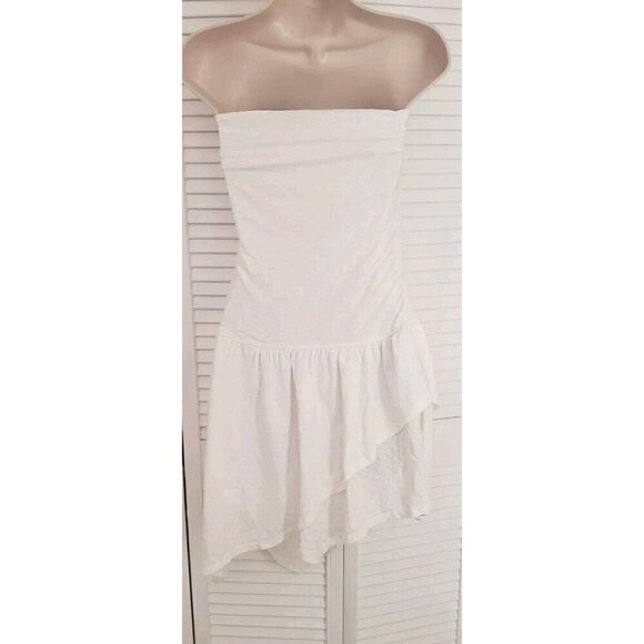 NEW FREE PEOPLE BEACH FREE-EST ROBYN CONVERTIBLE WHITE MINI SKIRT & DRESS SZ M - Picture 7 of 9